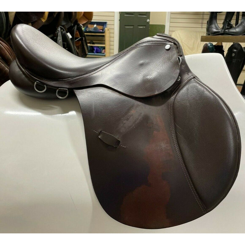 Unbranded AP Saddle - Brown - 16in Seat/5 1/2in tree