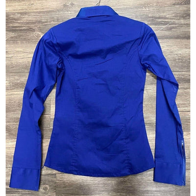 Just Peachy Western Show Shirt - Blue - XS - USED