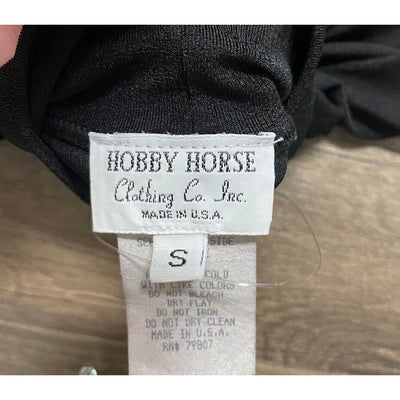 Hobby Horse Sleeveless Top - Black - S -USED