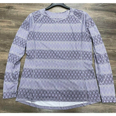 Noble Shirt - Purple Print - L - USED