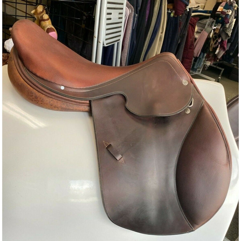 Hermes Saddle, Brown 17.5 Seat/Narrow Tree - USED