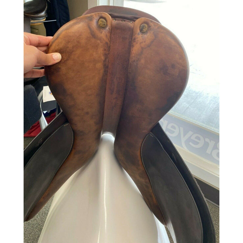 Hermes Saddle, Brown 17.5 Seat/Narrow Tree - USED