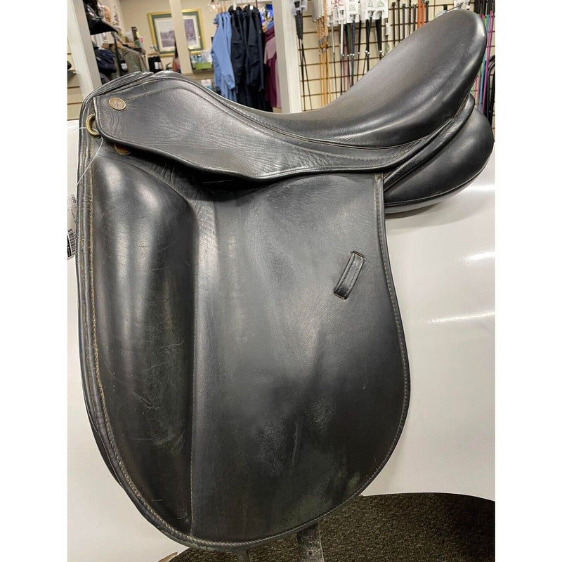 Warendorf Dressage Saddle, Black - 17.5 Seat/4.25 Tree dot to dot