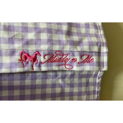 Middy N Me Shirt - Purple Checkered - Size 2 - USED